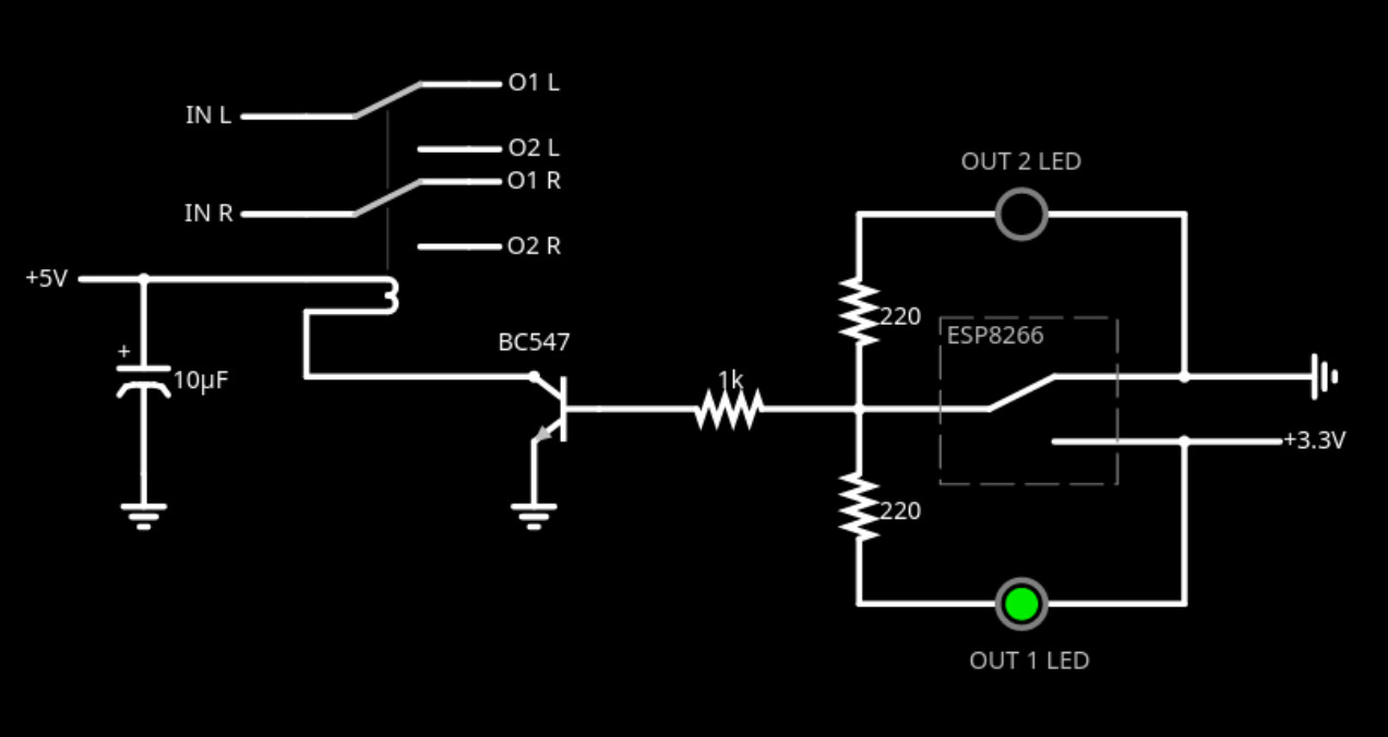 Redesigned relay driver circuit.